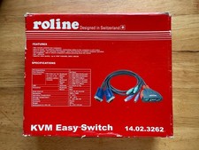 Kvm easy switch for sale  GLASGOW