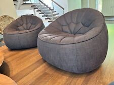 Brown stitched ligne for sale  Highland Park