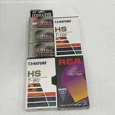 Maxell Gold VHS C TC 30 Nature HS T 120 T 90 RCA T 120 Premium Sealed Camcorder comprar usado  Enviando para Brazil