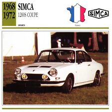 Simca 1200s coupe for sale  STOCKPORT