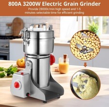Moinho de grãos 800g, moedor elétrico de ervas especiarias de aço inoxidável de alta velocidade, 3200... comprar usado  Enviando para Brazil