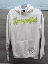 Moletom masculino Nickelodeon Bob Esponja tamanho médio branco com capuz pulôver comprar usado  Enviando para Brazil