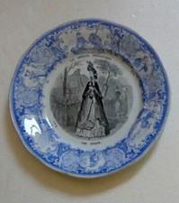 Assiette ancienne parlante d'occasion  France