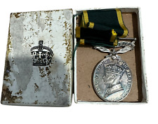 Boxed territorial medal for sale  KEITH