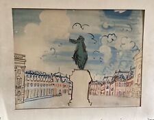 Litografia raoul dufy usato  Brindisi