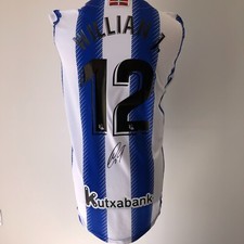 Camisa WILLIAN JOSE ASSINADA - Real Sociedad -PROVA/COA - Real Betis comprar usado  Enviando para Brazil