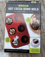 Molde bomba de silicone cacau quente clube gourmet, 1 molde novo na caixa bomba de cacau quente comprar usado  Enviando para Brazil
