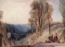 POSSIVELMENTE JOHN FRANCIS SALMON Pintura Pequena em Aquarela 1861 - PAISAGEM comprar usado  Enviando para Brazil