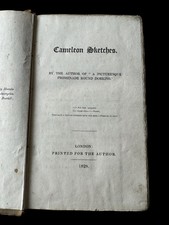 1828 Cameleon Sketches John Timbs Antique Book Scare Topography comprar usado  Enviando para Brazil