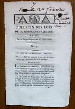 Bulletin lois republique d'occasion  Lyon I