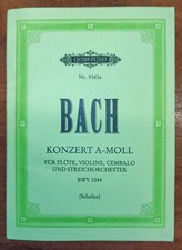 Partitur bach konzert gebraucht kaufen  Aue