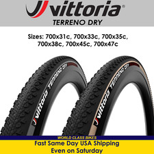 Pneu de bicicleta Vittoria Terreno Dry 700x31, 33, 35, 38, 45 47 cinza/castanho pronto para sem câmara comprar usado  Enviando para Brazil