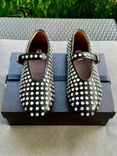 Ballerine cuir strass d'occasion  Séné