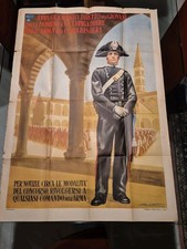 Manifesto dei carabinieri usato  Italia