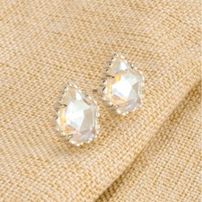 Brincos de vidro dicróico de prata Alicia Bonnie Elsa prontos para presente glamour deslumbrante comprar usado Brincos de vidro dicróico de prata Alicia Bonnie Elsa prontos para presente glamour deslumbrante comprar usado  Enviando para Brazil