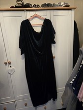 Green velvet dress for sale  FORRES