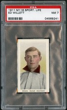 1911 M116 Sporting Life #276 ED WILLETT DETROIT AL PSA 7 QUASE PERFEITO 04569241 , usado comprar usado 1911 M116 Sporting Life #276 ED WILLETT DETROIT AL PSA 7 QUASE PERFEITO 04569241 , usado comprar usado  Enviando para Brazil