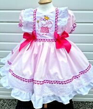 Vestido de rede Dream bebê meninas 0-8 anos Peppa rosa inchado forrado tradicional comprar usado  Enviando para Brazil