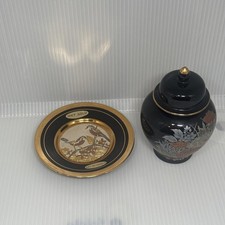 Art of Chokin 6" placa de ouro 24K, pássaros, feita no Japão comprar usado  Enviando para Brazil