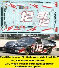 ADESCAR NASCAR #12 SONY VEGA HANDYCAM 2003 DODGE RYAN NEWMAN SLIXX 1/24 comprar usado  Enviando para Brazil