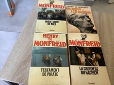 Henry monfreid 4volumes.grasse d'occasion  Eyguières