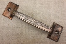 Maçaneta de porta industrial antiga de fábrica deslizante grande 11” restaurada J G Wilson comprar usado  Enviando para Brazil