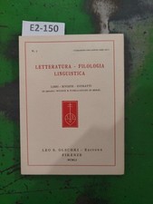 Letteratura filologia linguist usato  Carpi