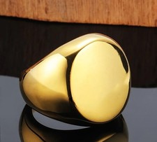 Men oval gold for sale  Atlanta