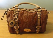 Fossil snakeskin embossed for sale  LEEK