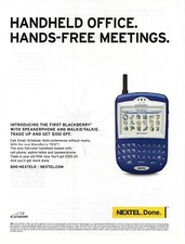 2004 Nextel Blackberry Celular Portátil Reuniões de Escritório Impressão Retrô Anúncio/Pôster comprar usado  Enviando para Brazil