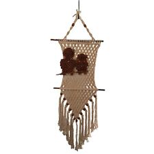 Vtg macrame owl for sale  Gansevoort