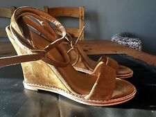 Tan wedges for sale  PONTEFRACT