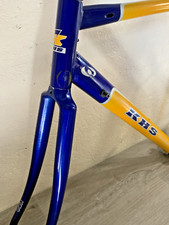 KHS AERO COMP QUADRO MÉDIO VERDADEIRO TEMPERAMENTO AÇO 126 MM ESPAÇAMENTO TRASEIRO SUPORTE E POSTE comprar usado  Enviando para Brazil