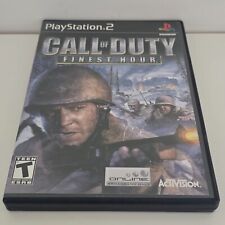 Call of Duty: Finest Hour (Sony PlayStation 2, 2004) PS2 CIB Completo com Manual comprar usado  Enviando para Brazil