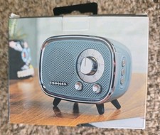 Alto-falante Bluetooth Crosley CR3039A-WH Rondo azul rádio retrô recarregável USB IN comprar usado  Enviando para Brazil