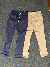 Lote de 2 pantalones chinos cortos para hombre J.Crew 31-32 (tostado/caqui y azul) segunda mano  Embacar hacia Argentina