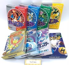 Usado, Gameboy Pokemon 8 Lote Vermelho Azul Verde Pikachu Ouro Prata Cristal Game Boy com Caixa comprar usado  Enviando para Brazil