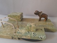 Alte schreibtischgarnitur grü gebraucht kaufen  Rheine