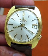 *RELÓGIO MASCULINO ACCUTRON BULOVA 2181 PLACA DE OURO G40 TUNING FORK REPARADO N0, usado comprar usado  Enviando para Brazil