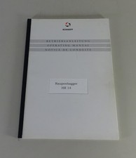 Usado, Betriebsanleitung / Handbuch Schaeff Raupenbagger HR 14 Stand 06/1998 comprar usado  Enviando para Brazil