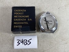 Metrónomo de bolsillo Cadenzia SA 150173 Neuchatel Swiss 34B5 segunda mano  Embacar hacia Mexico