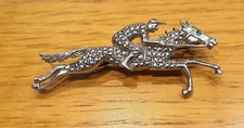 Marcasite jockey horse for sale  THATCHAM