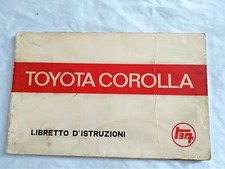 Toyota corolla libretto usato  Italia