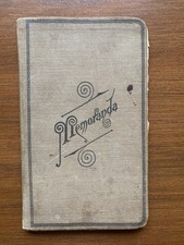 Antique Memoranda  Clothbound Notebook with Hand Written Recipes 1920s PA comprar usado  Enviando para Brazil