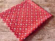 coupon tissu   " Provençal   "  rouge    65  X  115  cm comprar usado  Enviando para Brazil