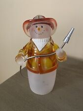 Frosted acrylic snowman for sale  Santa Fe