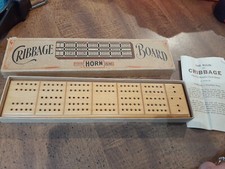 Vtg horn cribbage for sale  Randolph