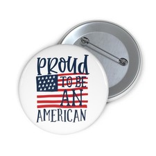 Botões de Pin Personalizados - Orgulhoso de Ser Americano, Patriótico, EUA, 4 de Julho Conjunto de 12 comprar usado  Enviando para Brazil
