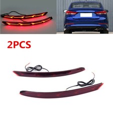 Para Hyundai Elantra Par LED para-choque traseiro refletor luz de freio lâmpada de seta comprar usado  Enviando para Brazil