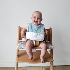 Bavoir broder enfant d'occasion  Lys-lez-Lannoy
